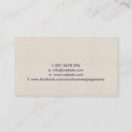 Content Creator - Copywriter - Freelance Writer Visitekaartje (Achterkant)