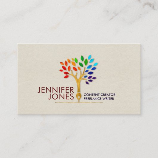 Content Creator - Copywriter - Freelance Writer Visitekaartje (Voorkant)