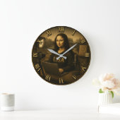 Content Creator Funny Mona Lisa YouTuber Gift Grote Klok (Huis)