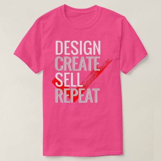 Content Creator Lifestyle Ondernemerschap T-shirt (Design voorkant)