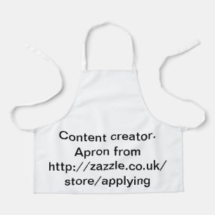 Content creator schort
