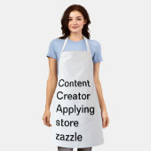 Content creator-schort schort (Gedragen)