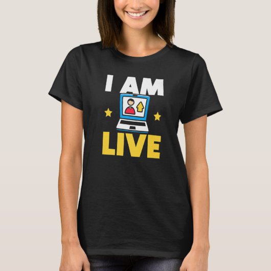 Content Creator Social Media Influencer Vlogger Pr T-shirt (Voorkant)