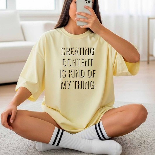 Content Creator T-shirt