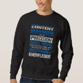 Content Manager We doen Precision-Guesswork 2 Trui (Voorkant)