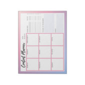 Content Planner Notitieblok (Linkerzijde)