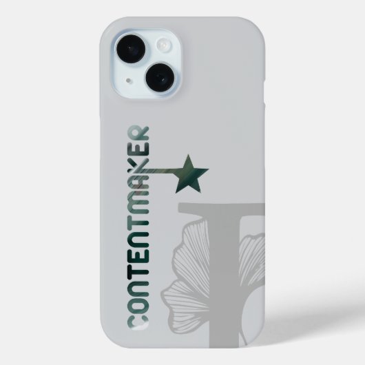 CONTENTMAKER iPhone cases Trend Abstract Groen (Achterkant)
