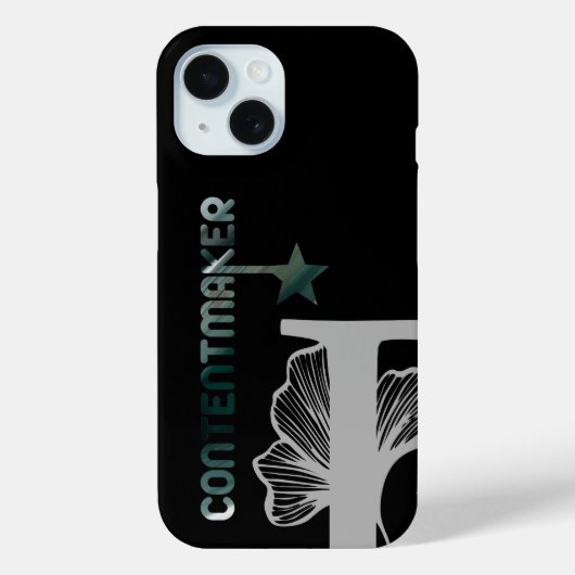 CONTENTMAKER iPhone cases Trend Abstract Groen (Achterkant)
