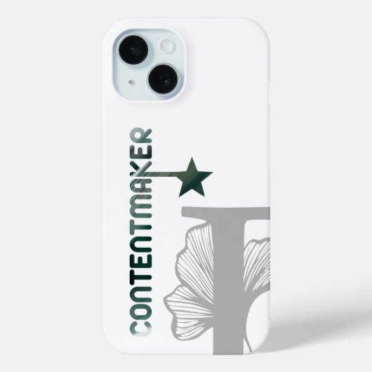 CONTENTMAKER iPhone Hoesjes Trend Abstract Groen (Achterkant)