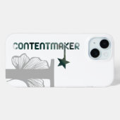 CONTENTMAKER iPhone Hoesjes Trend Abstract Groen (Achterkant (horizontaal))