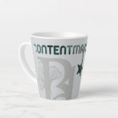 CONTENTMAKER Latte Mok Abstract Interieur Groen (Linkerhoek)
