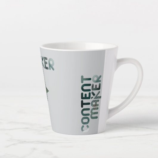 CONTENTMAKER Latte Mok Abstract Interieur Groen (Rechts)