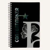 CONTENTMAKER Spiraal Notitieboek Trend Abstract Gr (Voorkant)