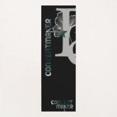 CONTENTMAKER Yoga Mat Abstract Groen Smaragd (Voorkant)