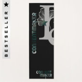 CONTENTMAKER Yoga Mat Abstract Groen Smaragd