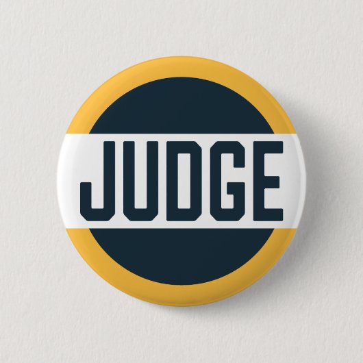 Contest rechter Badge Yellow Blue Ronde Button 5,7 Cm (Voorkant)
