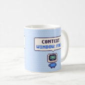 Contextvenster: Volledige Grappige AI Pixel Mok (Voorkant rechts)