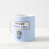 Contextvenster: Volledige Grappige AI Pixel Mok (Voorkant links)