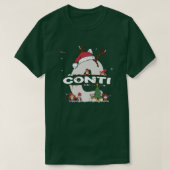 Conti Christmas  w Conti Name for funny Xmas  T-shirt (Design voorkant)