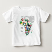 Continent van Afrika Mooie Mama Afrika Kleurrijk (Voorkant)