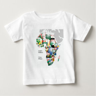Continent van Afrika Mooie Mama Afrika Kleurrijk