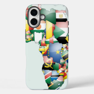 Continent van Afrika Mooie Mama Afrika Kleurrijk iPhone 16 Plus Hoesje