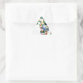 Continent van Afrika Mooie Mama Afrika Kleurrijk Sticker (Tas)