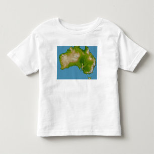 Continent van Australië Kinder Shirts