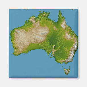 Continent van Australië Magneet