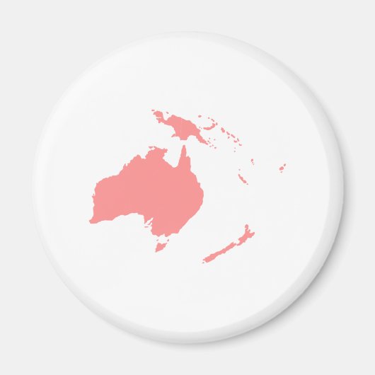 Continent van Australië Magneet (Voorkant)