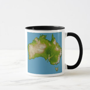 Continent van Australië Mok