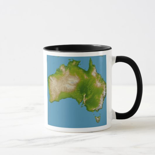 Continent van Australië Mok (Rechts)