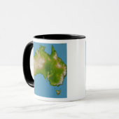 Continent van Australië Mok (Voorkant links)