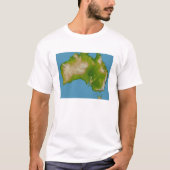Continent van Australië T-shirt (Voorkant)
