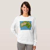 Continent van Australië T-shirt (Voorkant volledig)