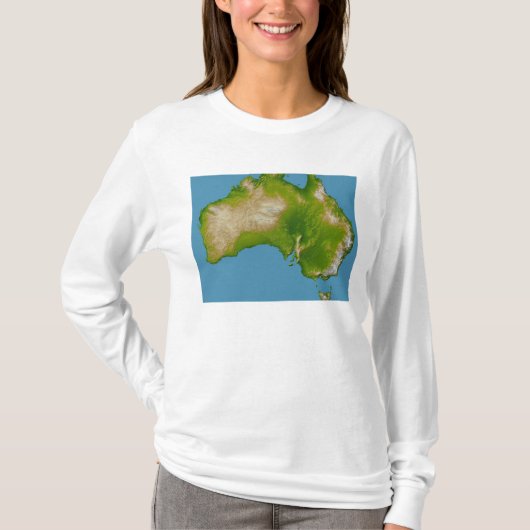 Continent van Australië T-shirt (Voorkant)