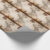 Continent van de Amerikaanse Oude Kaart Cadeaupapier (Hoek)