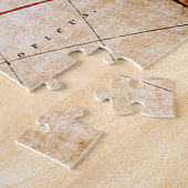 Continent van de Amerikaanse Oude Kaart Legpuzzel (Zijkant)