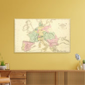 Continentaal Europa Canvas Afdruk (Insitu (Woonkamer))