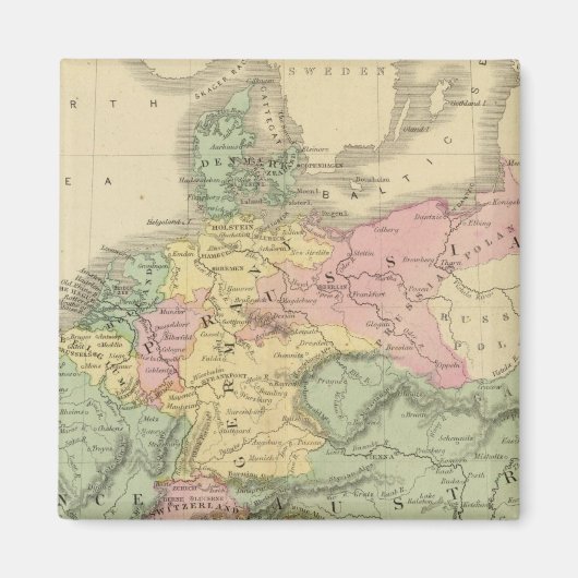 Continentaal Europa Magneet (Voorkant)