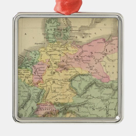 Continentaal Europa Metalen Ornament (Voorkant)