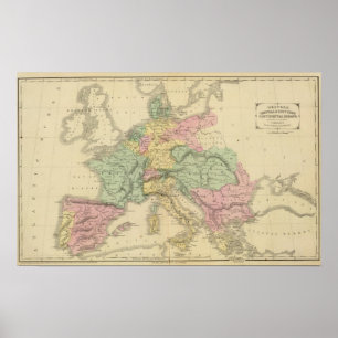 Continentaal Europa Poster