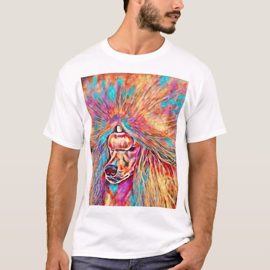 Continentaal Poodelhoofd T-shirt (Voorkant)