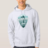 Continentaal splitsingsspoor (pijlpunt T) Hoodie (Voorkant)