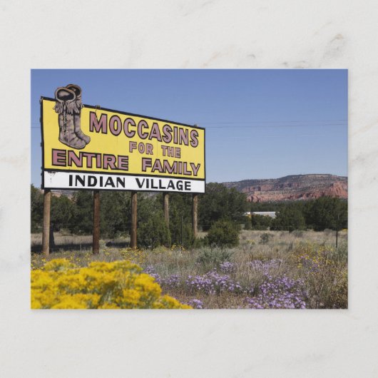 Continentaal verdeel, New Mexico, Route 66 Briefkaart (Voorkant)