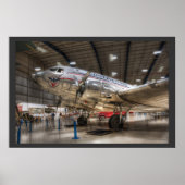 Continental Airlines DC3 Poster (Voorkant)