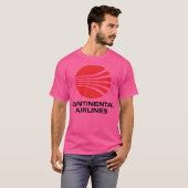 Continental Airlines - Retro Logo Shirt - Defunc (Voorkant volledig)