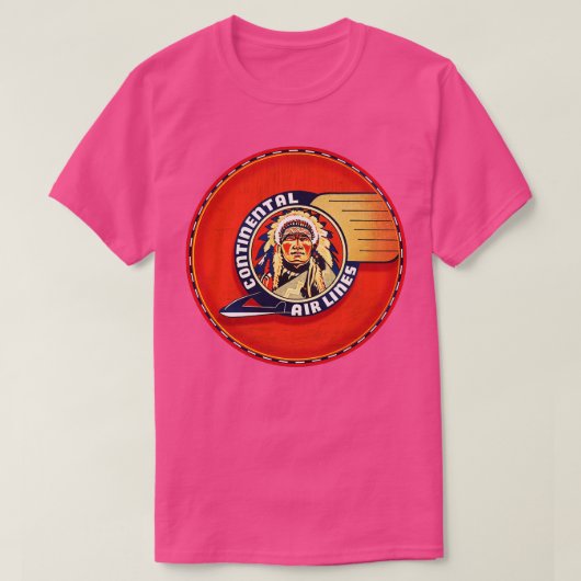 Continental Airlines T-shirt (Design voorkant)