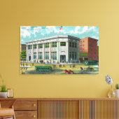 Continental Bldg en Loan Assn. Canvas Afdruk (Insitu (Woonkamer))