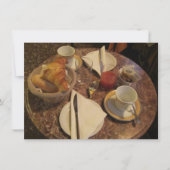 Continental Breakfast Invite Kaart (Voorkant)